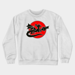 Black Dragon Red Sun Crewneck Sweatshirt